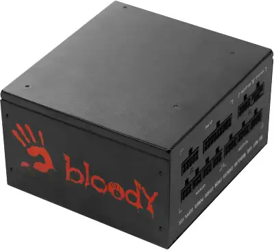 Блок питания Bloody ATX 850W BD-PS850G 80+ gold (20+4pin) APFC 120mm fan 12xSATA Cab Manag RTL