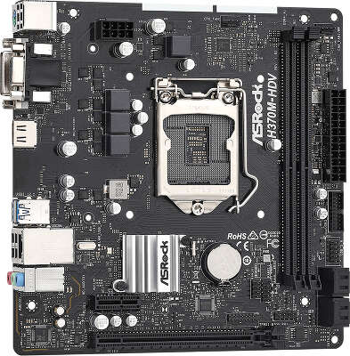 Материнская плата mATX LGA1151 ASRock H370M-HDV