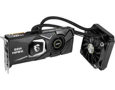 Видеокарта MSI nVidia GeForce RTX 2080 Ti SEA HAWK X 11Gb GDDR6 PCI-E HDMI, 3DP