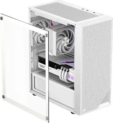 Корпус PcCooler C3B310 WH белый без БП mATX 8x120mm 4x140mm 2xUSB3.0 audio bott PSU