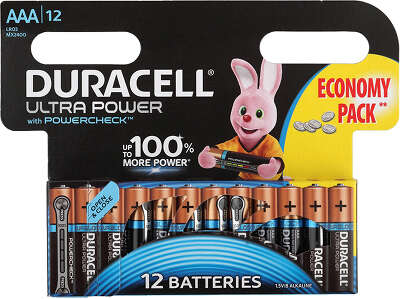 Элемент питания AAA Duracell Ultra Power (12 шт в блистере) цена за 1 штуку