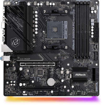 Материнская плата mATX LGAAM4 ASRock B550M PG RIPTIDE