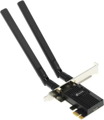 Сетевой адаптер Wi-Fi + Bluetooth TP-LINK Archer TX20E (AX1800, PCI Express, Bluetooth 5.2, 802.11a/b/g/n/ac/ax, 2.4/5ГГц) (Archer TX20E)