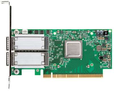 Сетевой адаптер Mellanox MCX516A-GCAT ConnectX-5 EN network interface card, 50GbE dual-port QSFP28, PCIe3.0 x16, tall bracket, ROHS R6 (385170)
