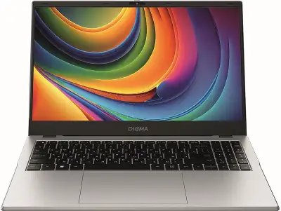 Ноутбук Digma EVE C5802 15.6" FHD IPS N100/8/256Gb SSD/W11Pro серебристый