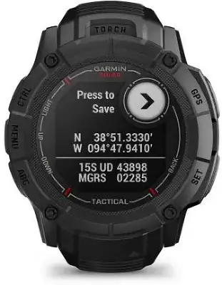 Смарт-часы Garmin Instinct 2X Solar Tactical Edition 50мм 1" MIP корп.черный рем.черный (010-02805-03)