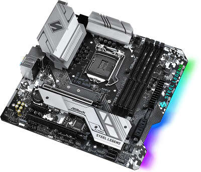 Материнская плата mATX LGA1200 ASRock B460M STEEL LEGEND