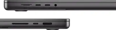 Ноутбук Apple MacBook Pro 16.2" MRW23 Space Black (M3 Pro 12-core CPU/18core GPU/36Gb RAM/512Gb SSD)