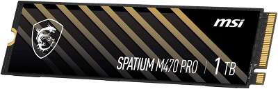 Накопитель SSD PCIE 4.0 NVME M.2 1TB SPATIUM M470 PRO 1TB MSI