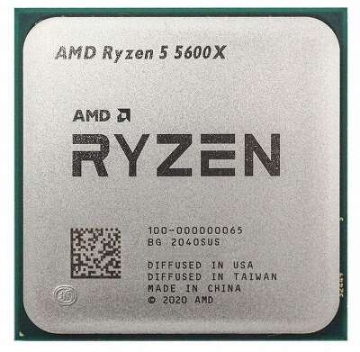 Центральный Процессор AMD RYZEN 5 5600X OEM (Vermeer, 7nm, C6/T12, Base 3,70GHz, Turbo 4,60GHz, Without Graphics, L3 32Mb, TDP 65W, SAM4), (360239) OEM 100-000000065