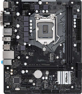 Материнская плата mATX LGA1200 ASRock H470M-HDV/M.2