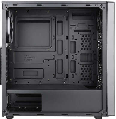 Корпус Accord JP-VI черный без БП ATX 3x120mm 2xUSB2.0 1xUSB3.0 audio bott PSU