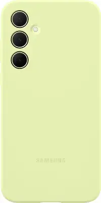 Чехол (клип-кейс) Samsung для Samsung Galaxy A35 Silicone Case A35 лайм (EF-PA356TMEGRU)