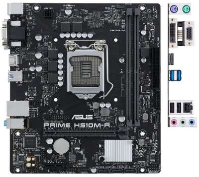 ASUS PRIME H510M-R-SI (Socket1200, mATX, 2xDDR4(64GB), VGA/HDMI 2.0, 1xPCIe 4.0x16/1xPCIe 3.0, 1xLAN, 4xSATA 6Gb/s, 2xUSB 3.1, 2xUSB 2.0, 1xPS/2)