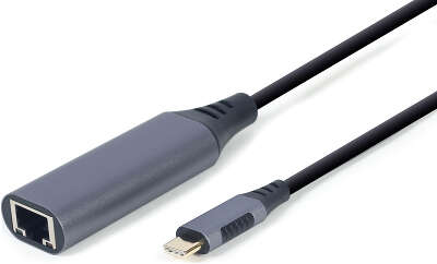 Сетевой адаптер Cablexpert A-USB3C-LAN-01, USB-C (вилка) в Гигабитную сеть Ethernet (RJ-45 розетка) A-USB3C-LA