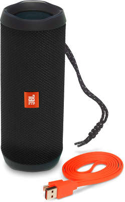 Акустическая система JBL Flip 4, Black [JBLFLIP4BLK]