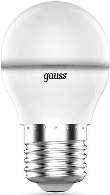 Лампа светодиодная Gauss 105102406 6Вт цок.:G45 шар 175B св.свеч.RGB (упак.:1шт)