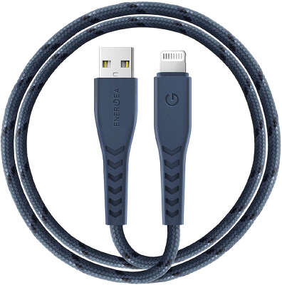 Кабель EnergEA NyloFlex USB to Lightning С89 Rhodium, 1.5 м, Blue [CBL-NF-BLU150]