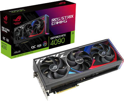 Видеокарта ASUS NVIDIA nVidia GeForce RTX 4090 OC Edition 24Gb DDR6X PCI-E 2HDMI, 3DP