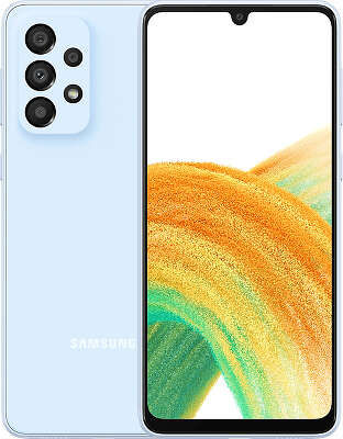 Смартфон Samsung SM-A336 Galaxy A33 5G 6/128Гб Dual Sim LTE, голубой (SM-A336BLBGSKZ)