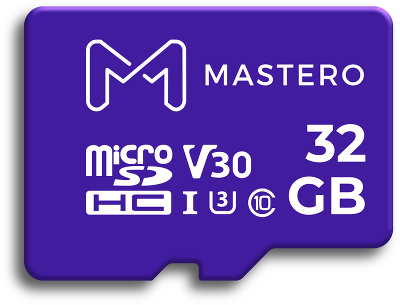 Карта памяти Mastero 32Гб microSDHC, C10/UHS-I U3, с адаптером SD (MB-32-MSD)