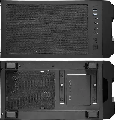 Корпус Chieftec Hunter черный без БП ATX 4x120mm 4x140mm 2xUSB3.1 audio bott PSU