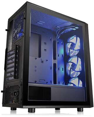 Корпус Thermaltake Versa J25 TG RGB, черный, ATX, Без БП (CA-1L8-00M1WN-01)