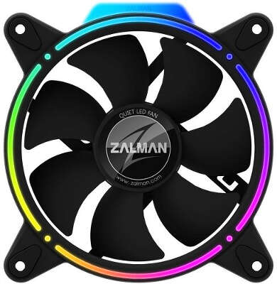 Вентилятор Zalman ZM-RFD120A, 120мм, 1500rpm, 25.6 дБ, 3-pin, 1шт, разноцветный