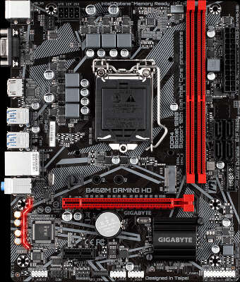 Материнская плата mATX LGA1200 GIGABYTE B460M Gaming HD