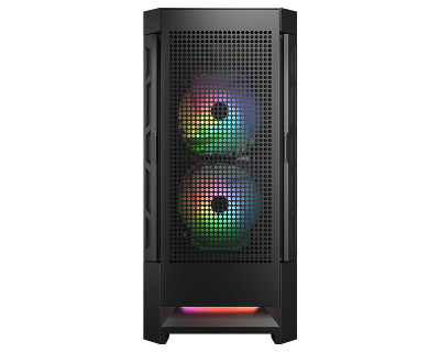 Корпус COUGAR Airface RGB, черный, ATX, Без БП (CGR-5ZD1B-AIR-RGB)