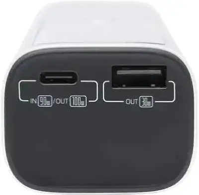 Мобильный аккумулятор Romoss PPU10 10000mAh QC/PD 130W 5A USB-A/USB-C серебристый/черный (1746858)