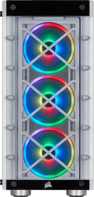 Корпус Corsair iCUE 465X RGB, белый, ATX, Без БП (CC-9011189-WW)