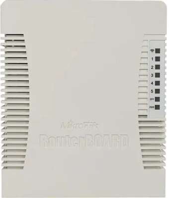 MikroTik RB962UiGS-5HacT2HnT Беспроводной маршрутизатор, hAP ac 2.4+5ГГц, 802.11a/b/g/n/ac, 5x Ethernet 1G, 1x SFP