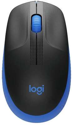 Мышь беспроводная Logitech M190 blue ( USB, оптическая, 1000dpi, 3but) (910-005907)