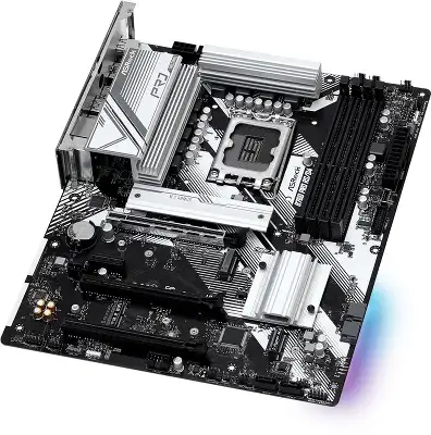 Материнская плата Asrock B760 PRO RS/D4 Soc-1700 Intel B760 4xDDR4 ATX AC`97 8ch(7.1) 2.5Gg RAID+HDMI+DP