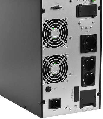 ИБП POWERMAN Online 3000 plus, LCD, двойного преобразования, 3000ВА, 2700Вт, 2 евророзетки с резервным питанием, USB, RS232, слот SNMP, разъем EPO, внешний блок батарей (в комплект не входит), 191 х 460 х 337 мм., 11 кг./ UPS POWERMAN Online 3000 plus, LC
