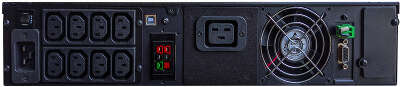 ИБП Powercom SNT-3000, 3000 Вт/3000 ВА, Rack/Tower, 8 розеток IEC320 C13 и 1 розетка IEC320 C19 с резервным питанием, LCD, USB, RS-232, слот под SNMP карту, ШхГхВ 428х635х84 мм, вес 31.3 кг/ UPS Powercom SNT-3000, 3000 W / 3000 VA, Rack / Tower, 8 IEC320 