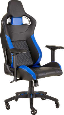 Игровое кресло Corsair Gaming T1 Race 2018, Black/Blue