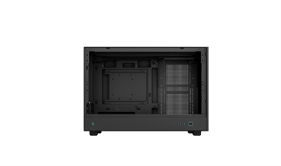 корпус Deepcool CH260 без БП, боковое окно (закаленное стекло), черный, MICRO ATX/MINI-ITX
