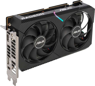 Видеокарта ASUS AMD Radeon RX 6400 Dual 4Gb DDR6 PCI-E HDMI, DP
