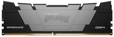 Модуль памяти Kingston 32GB DDR4 3600 FURY Renegade Black XMP Non-ECC Unbuffered DIMM (Single Module) 2RX8 18-22-22 1.35V 288-pin 16Gbit