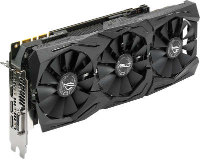 Видеокарта PCI-E NVIDIA GeForce GTX1080 ROG STRIX 8GB DDR5X Asus [ROG-STRIX-GTX1080-O8G-11GBPS]