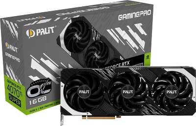 Видеокарта Palit NVIDIA nVidia GeForce RTX 4070Ti SUPER GAMINGPRO OC 16Gb DDR6X PCI-E HDMI, 3DP