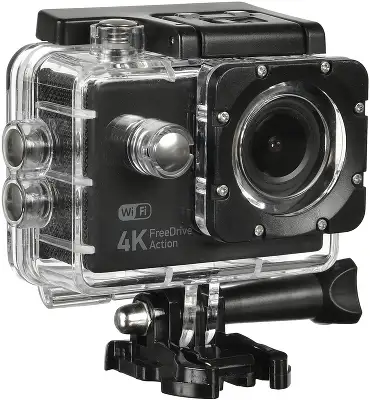 Видеорегистратор Digma FreeDrive Action 4K WiFi черный 8Mpix 2160x3840 2160p 150гр. Allwinner V3