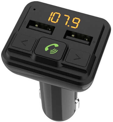 Автомобильный FM-модулятор Ritmix FMT-A880 черный MicroSD BT USB (80001662)