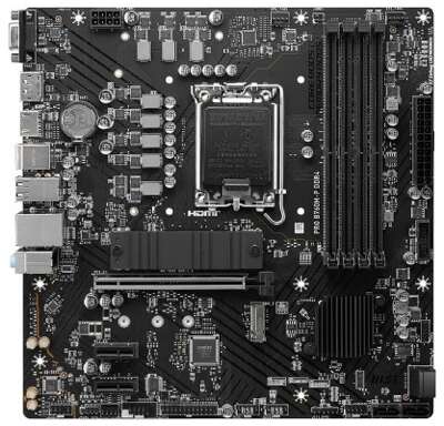 MSI PRO B760M-P DDR4 {LGA1700, 4xDDR4 4xSATA3 RAID 2xM.2 HDMI DP mATX} RTL