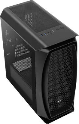 Корпус AeroCool Aero One Mini-G-BK-v1, черный, mATX, Без БП (4710562752366)