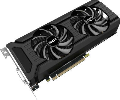 Видеокарта Palit nVidia GeForce GTX1060 Gaming Pro OC+ 6Gb DDR5 PCI-E DVI, HDMI, 3DP