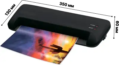 Ламинатор Cactus CS-LAB-A4400B черный A4 (80-125мкм) 40см/мин (2вал.) лам.фото