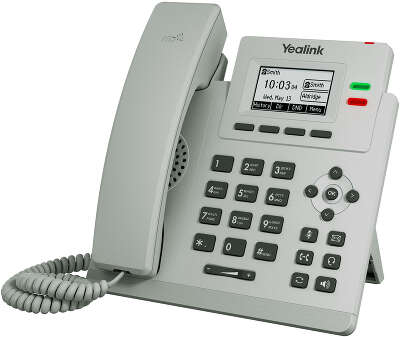 SIP-T31P, цвет светло-серый, 2 аккаунта, PoE